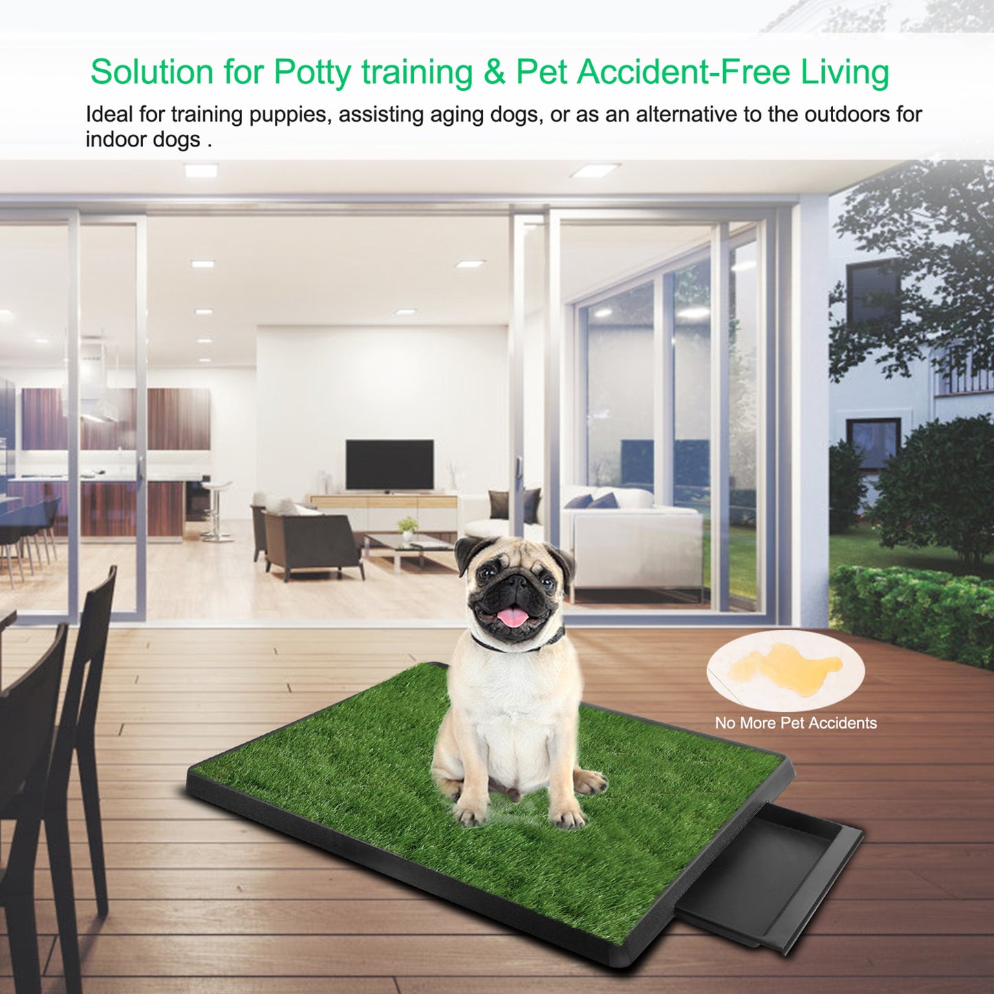 Dog Potty Training Artificial Grass Pad Mat