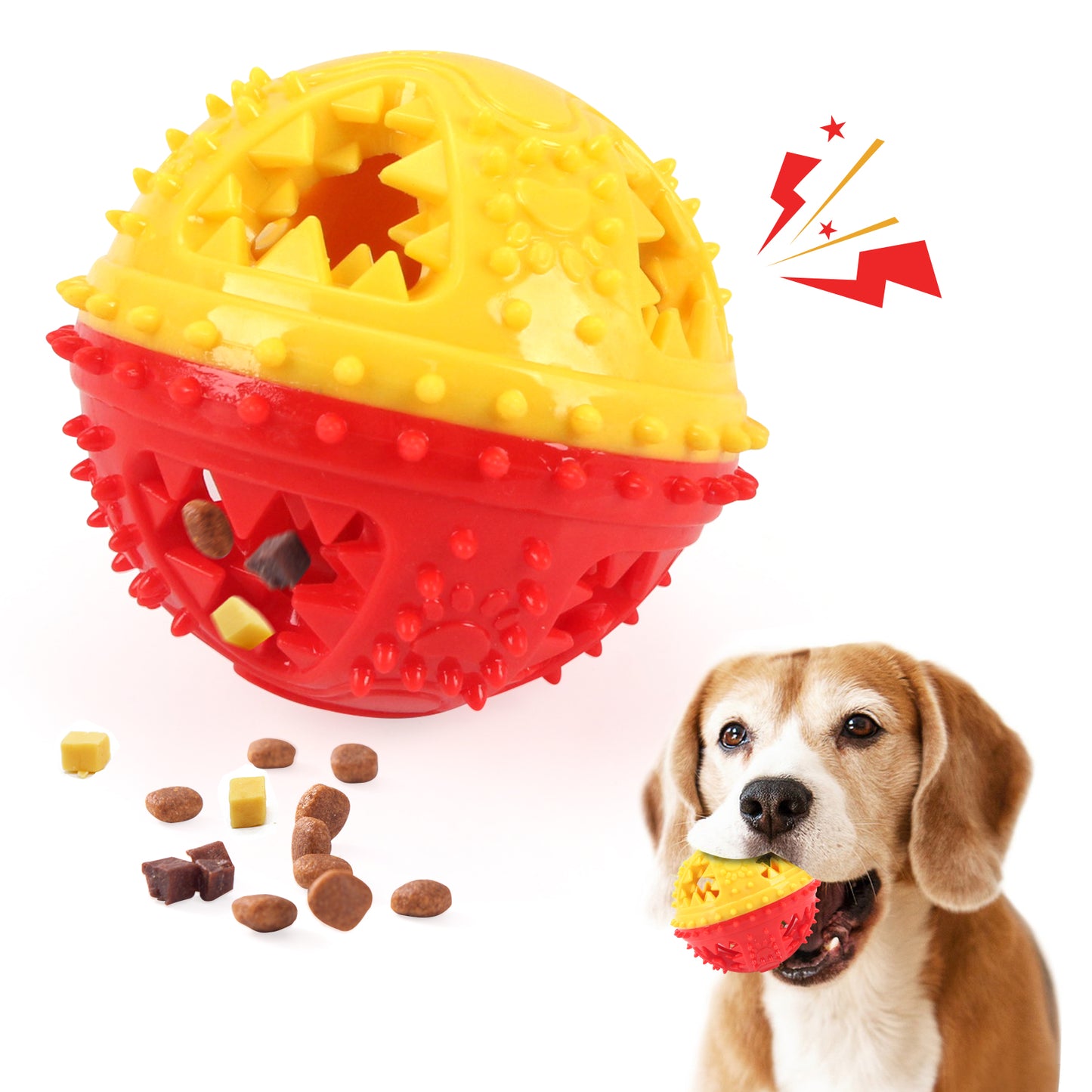 Interactive Dog Chew & Treat Dispensing Ball