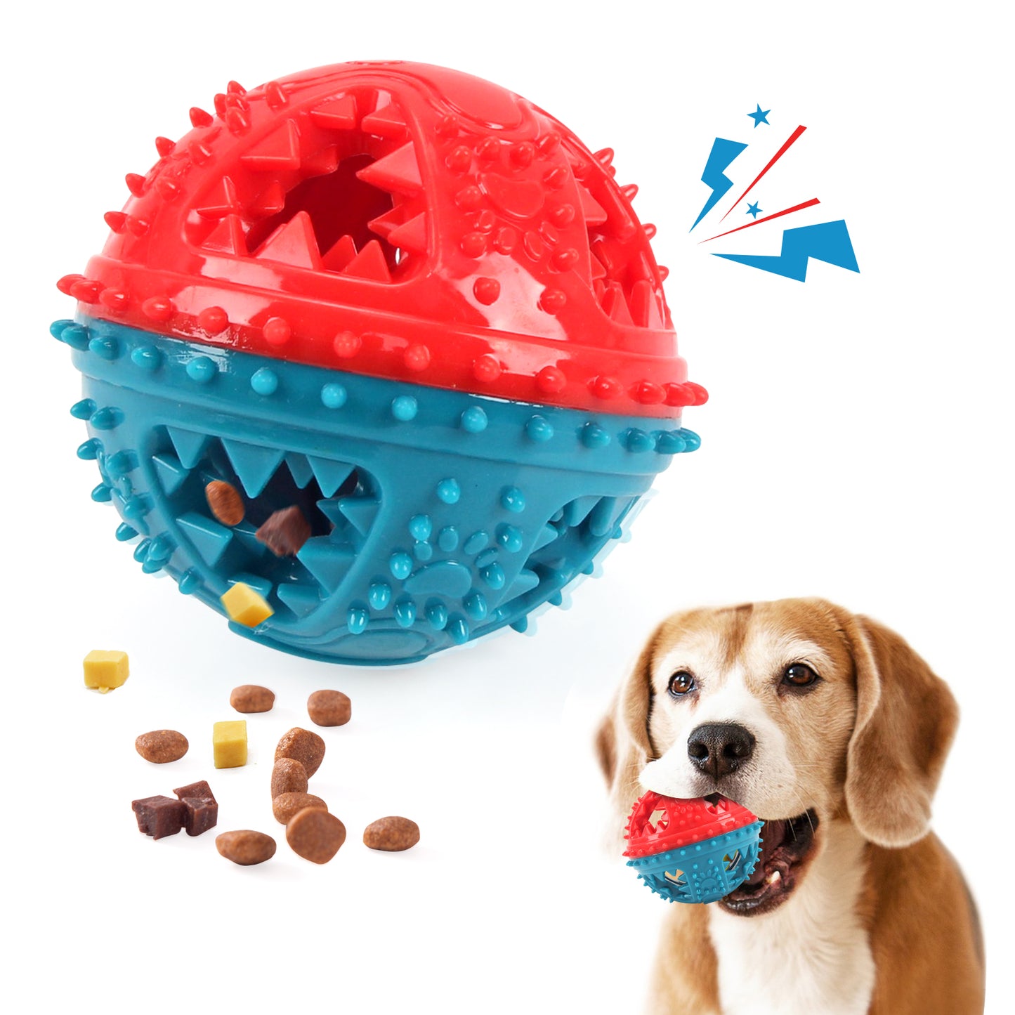 Interactive Dog Chew & Treat Dispensing Ball