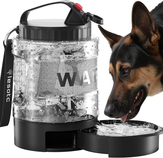 Lassot Portable Pull-Out Dog Water Bowl Large