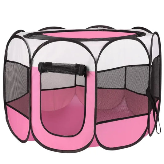 Portable Foldable Pet Fence Dog Playpen House