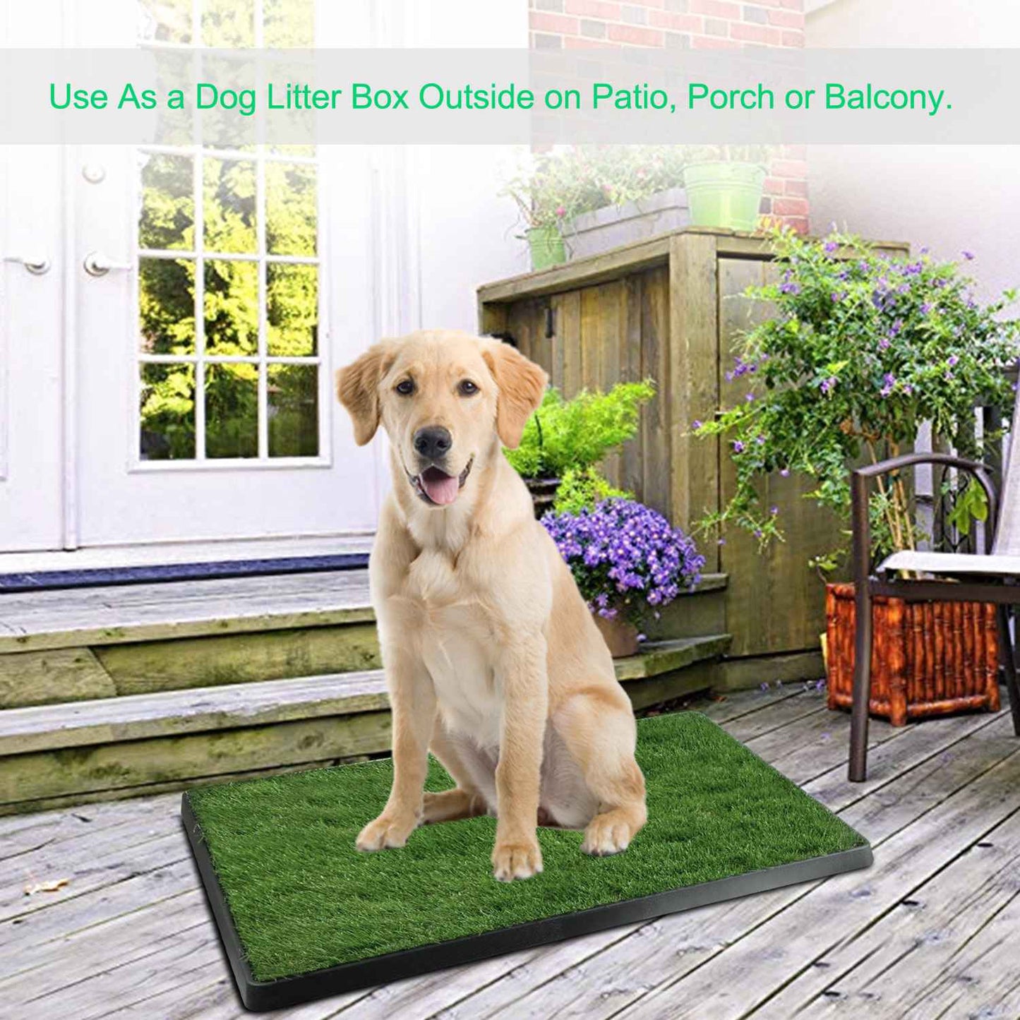 Dog Potty Training Artificial Grass Pad Mat