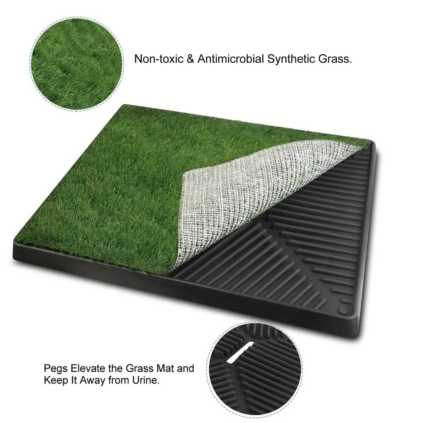 Dog Potty Training Artificial Grass Pad Mat