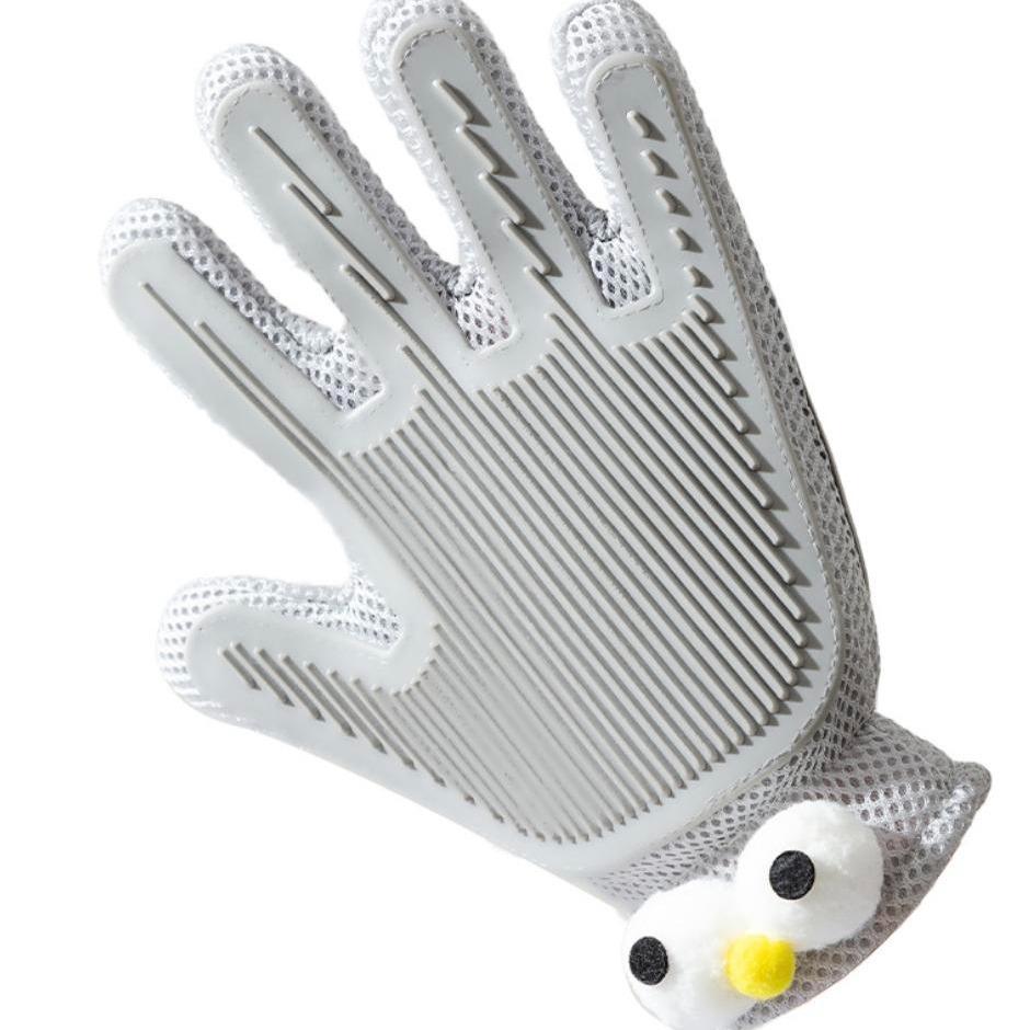 2-in-1 Pet Grooming Gloves & Hair Removal Brush