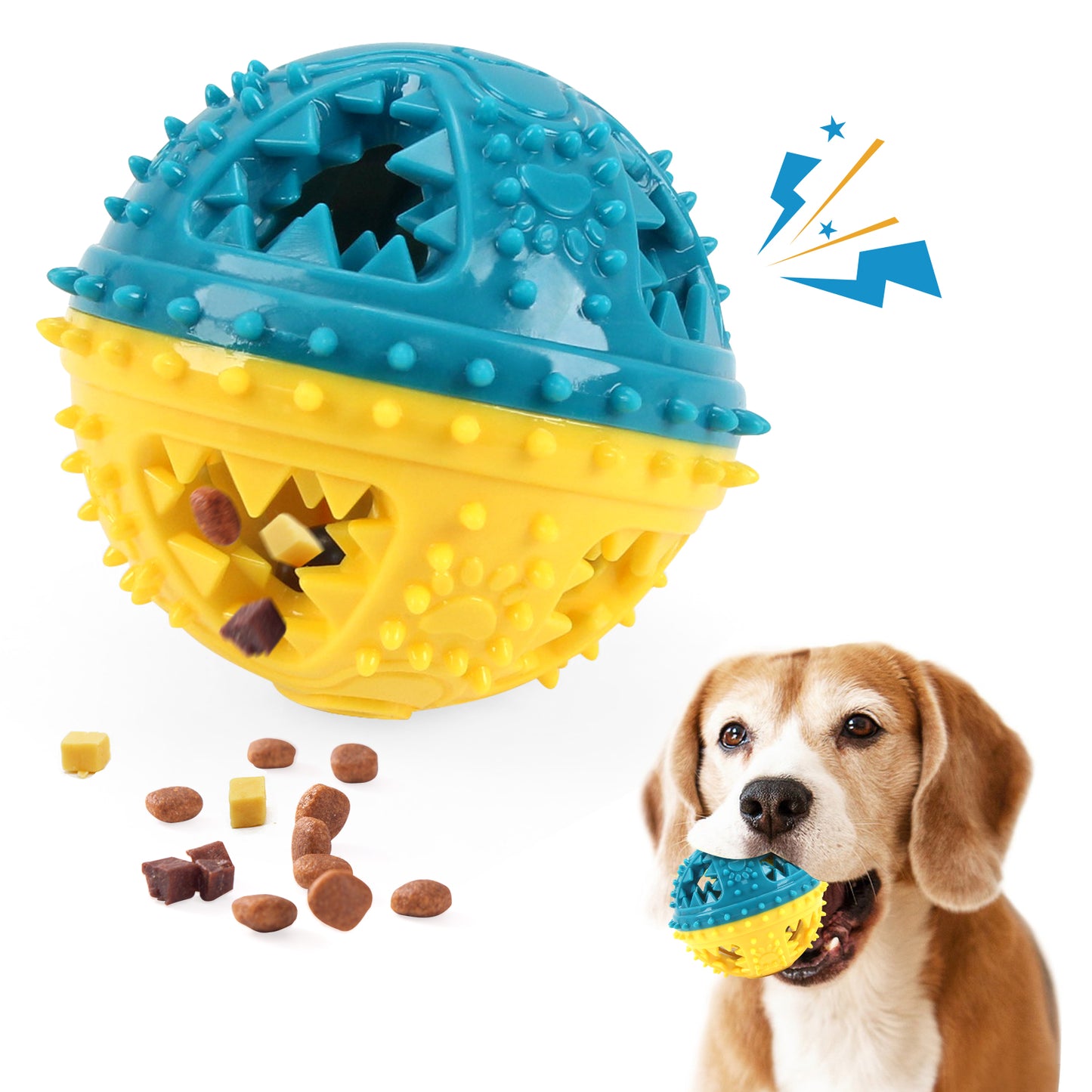 Interactive Dog Chew & Treat Dispensing Ball