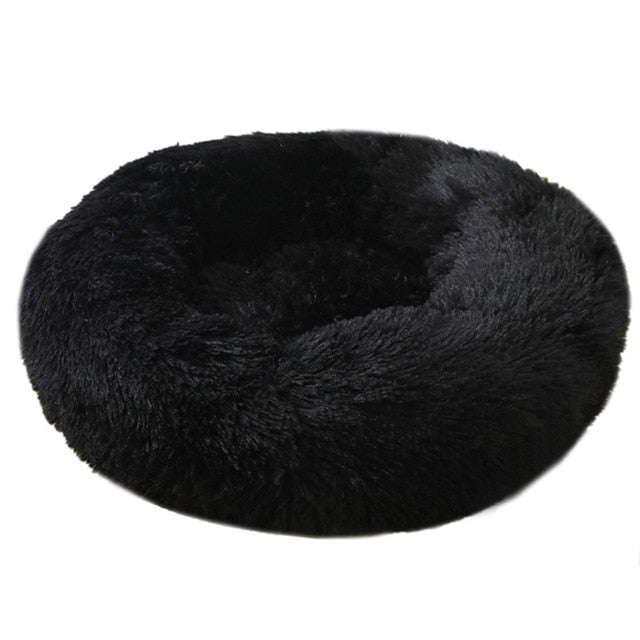 Long Plush Dog Beds Calming Bed Hondenmand Pet Kennel Super Soft Fluffy Comfortable Dounts Sofa For Large Dog Cat House