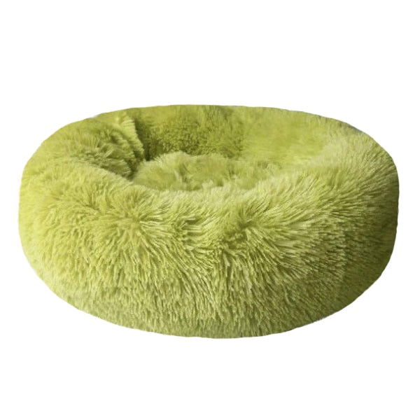 Long Plush Dog Beds Calming Bed Hondenmand Pet Kennel Super Soft Fluffy Comfortable Dounts Sofa For Large Dog Cat House