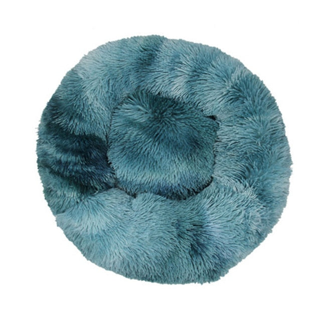 Super Soft Pet Bed Winter Warm Sleeping Bed for dogs Kennel Dog Round Cat Long Plush Puppy Cushion Mat Portable Cat Supplies