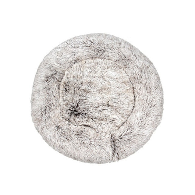 Super Soft Pet Bed Winter Warm Sleeping Bed for dogs Kennel Dog Round Cat Long Plush Puppy Cushion Mat Portable Cat Supplies